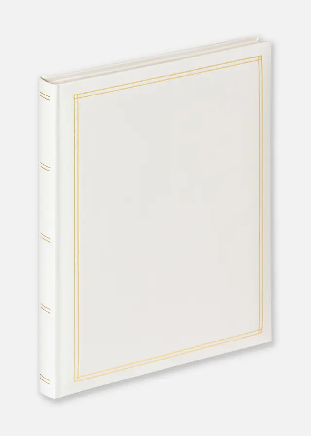 Monza Album Selbstklebend Weiß - 26x30 cm (30 Schutzseiten)