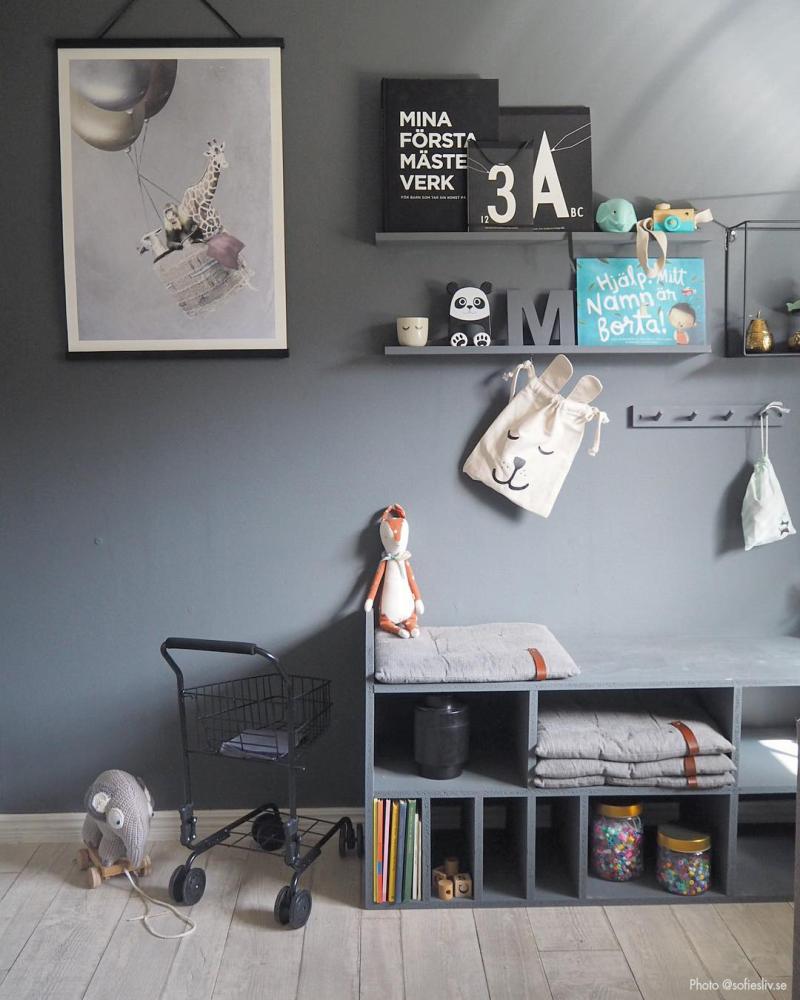 Posteraufhängung Schwarz - 61 cm