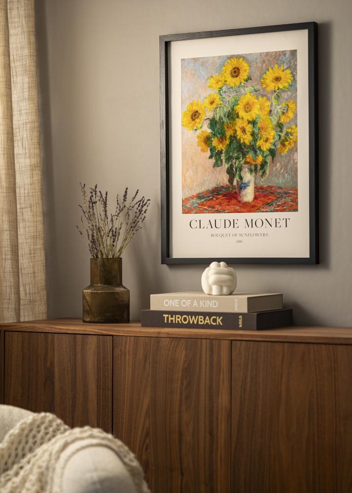 BGA Objektrahmen Acrylglas Schwarz 40x60 cm