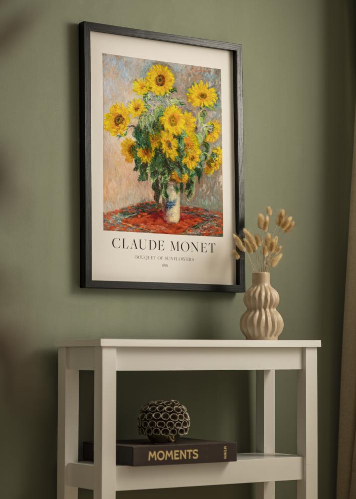 BGA Objektrahmen Acrylglas Schwarz 40x60 cm