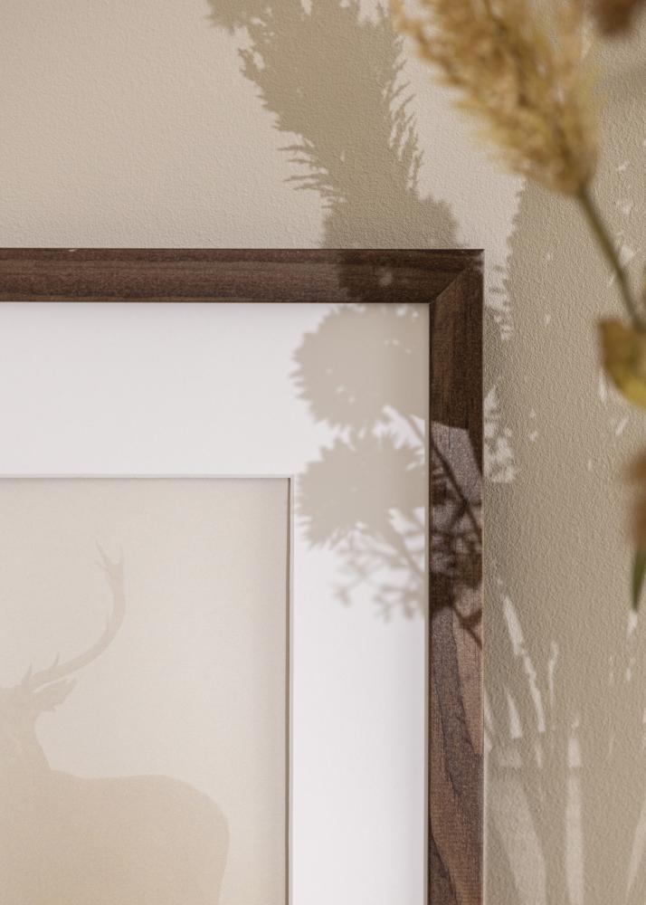 Rahmen Stilren Acrylglas Walnuss 30x40 cm