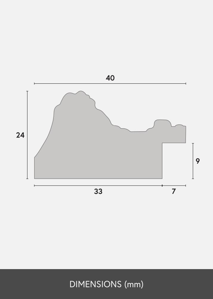 Rahmen Ornate Acrylglas Gold 59,4x84,1 cm (A1)
