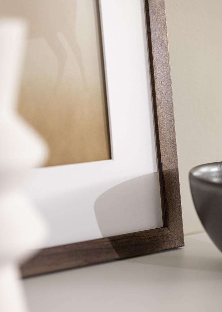 Rahmen Stilren Acrylglas Walnuss 30x40 cm