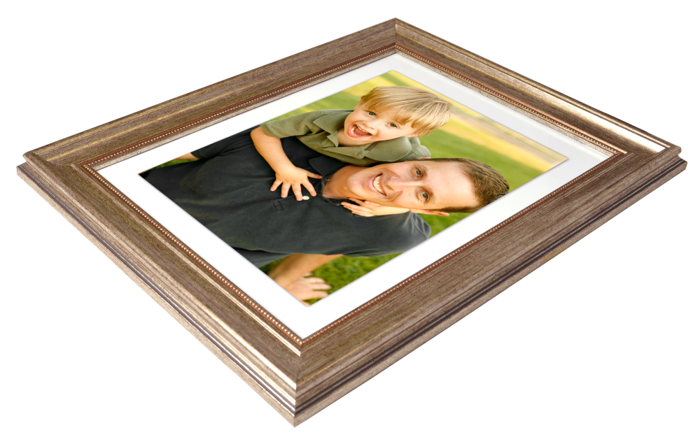 Rahmen Rokoko Silber 30x40 cm