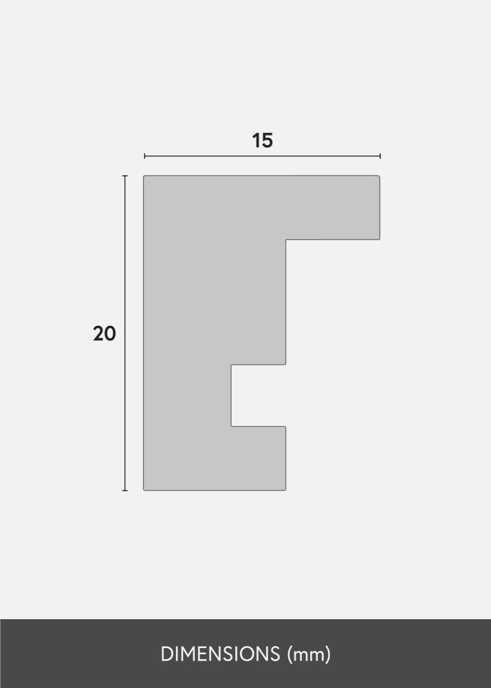 Rahmen Ares Acrylglas Natural Oak 30x45 cm