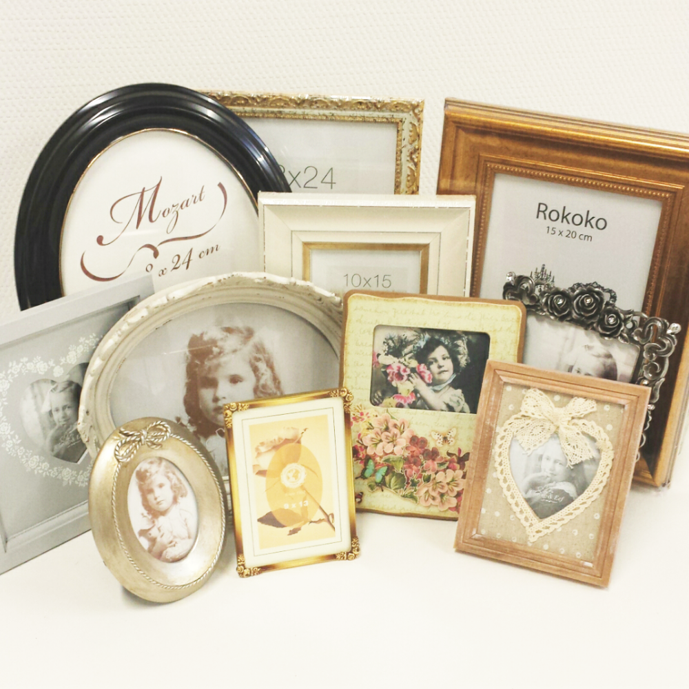 Eiri Mozart Oval Schwarz 18x24 cm